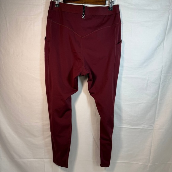 SAVAGE X FENTY Hotline‎ High-Waist Legging - Maroon - Size L - Picture 6 of 8